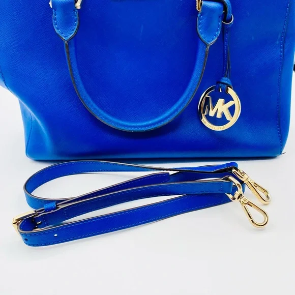 GIVEAWAY Michael Kors Vibrant Blue Satchel - Callouts in photos - Picture 8 of 12